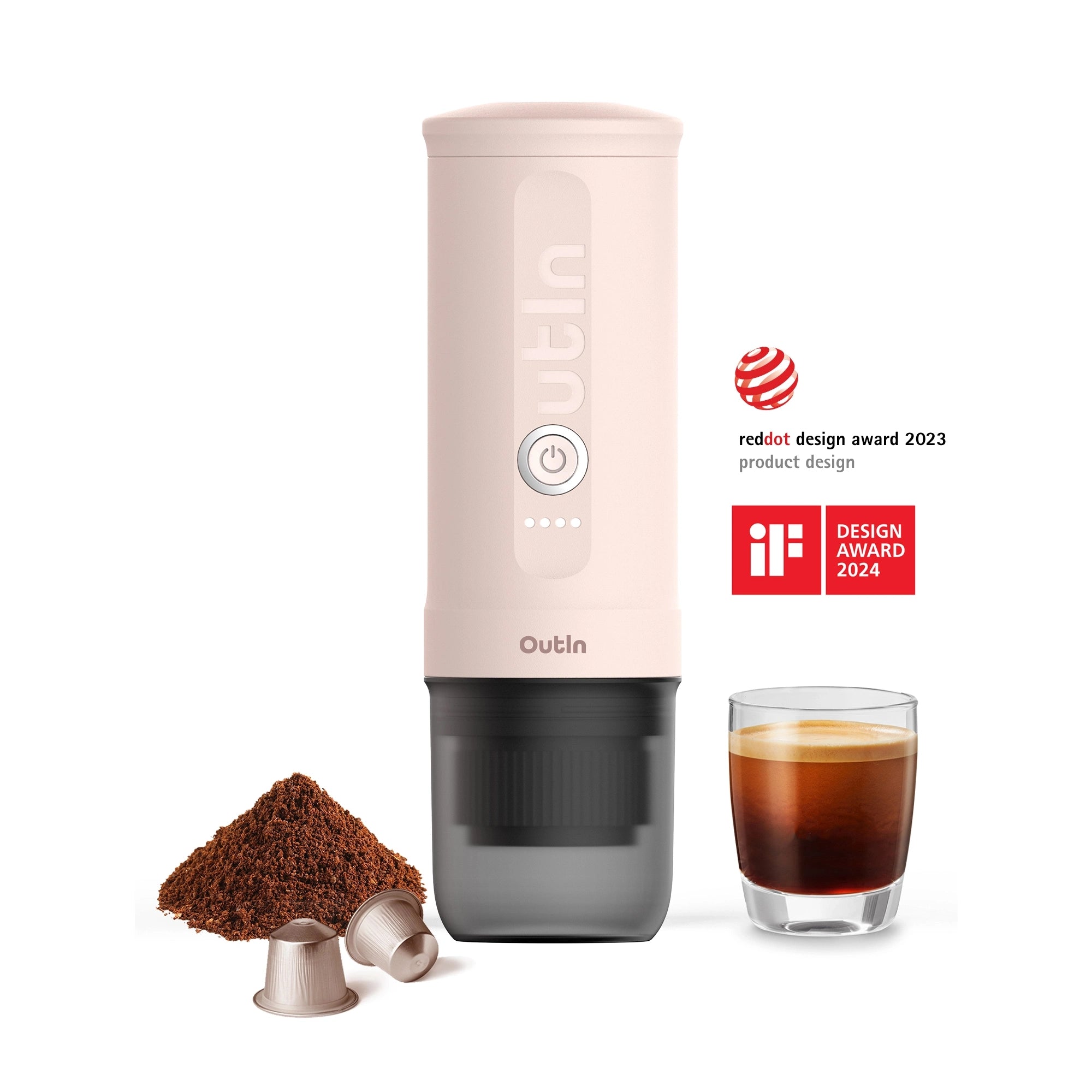 Nano Portable Espresso Machine (Rose Quartz) with BCRF